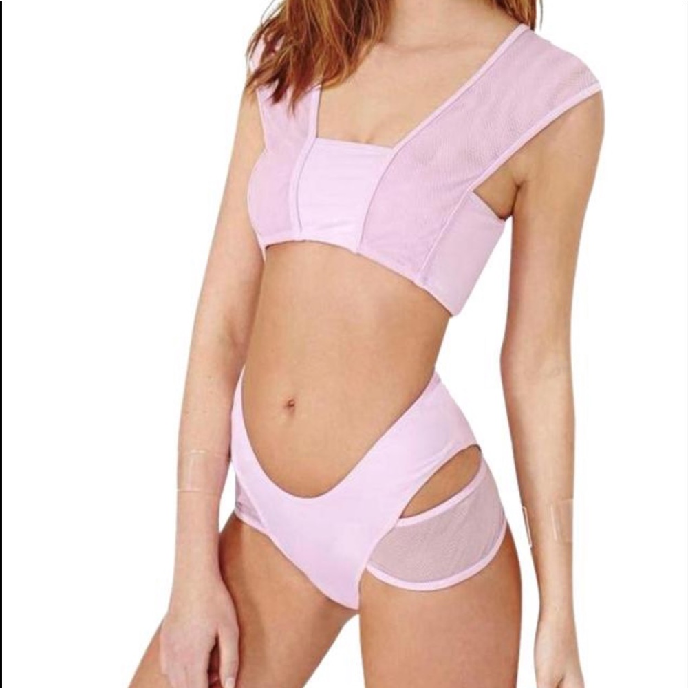 Minimale Animale The Stephanie Swimsuit Black Mesh